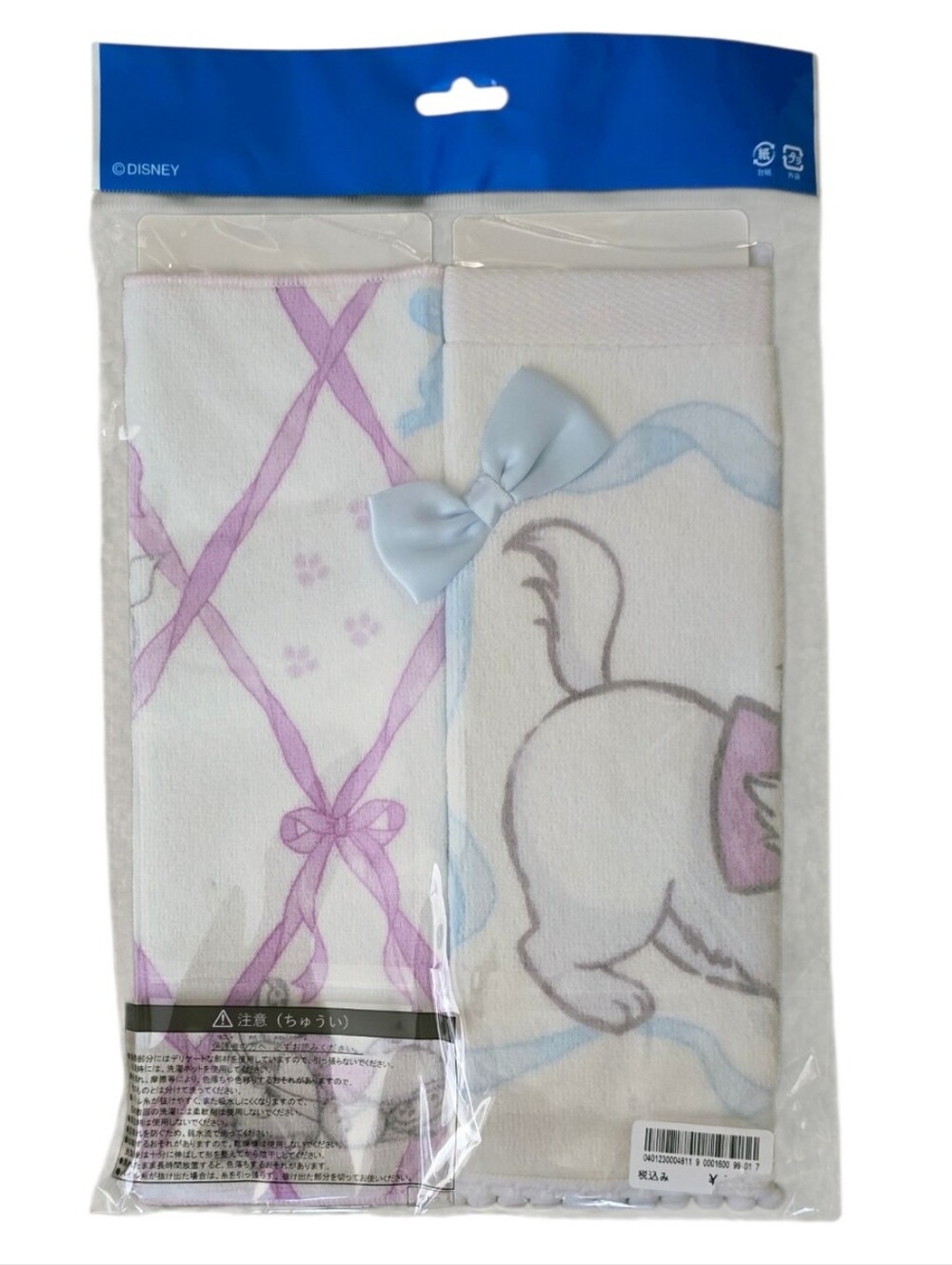 Tokyo Disney Resort Marie Aristocats Mini Towel Set 2 Kawaii Japan NWT - Picture 2 of 6
